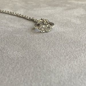 Coach tiny insignia pendant necklace